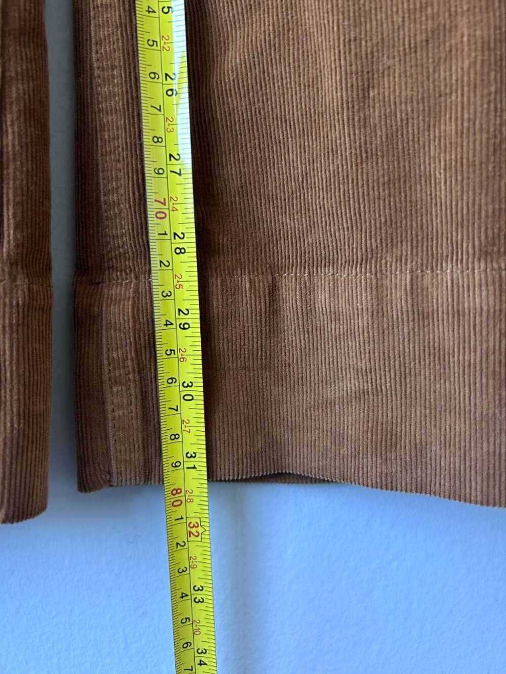 J.Crew Re-Imagined High Rise ’90s Wide Leg Corduroy Pants Brown 25 - Picture 9 of 10